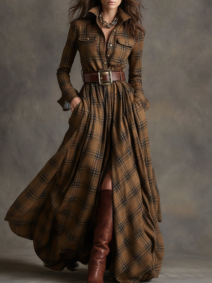 Evelyn | Clásico vestido camisa elegante