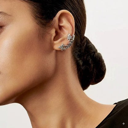 Pendientes Vintage en Plata de Hojas