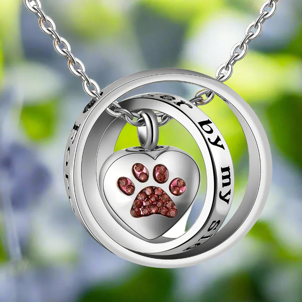 Collar Urna de Pata en Acero Inoxidable