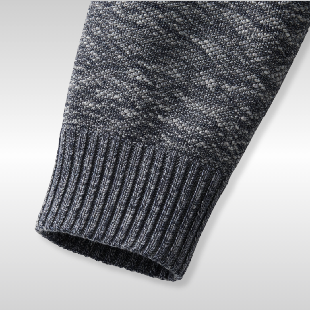 CARDIGÁN DE PUNTO CON CREMALLERA HENLEY | CALIDEZ REFINADA CON UN TOQUE LIMPIO