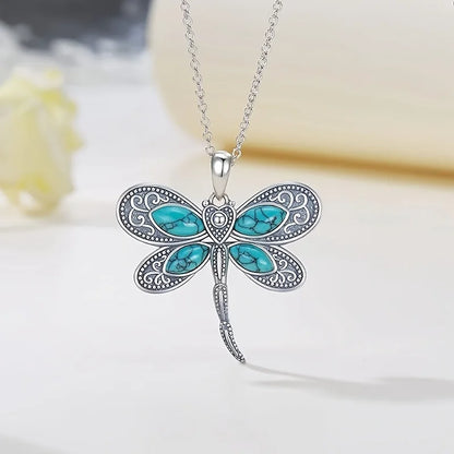 Collar de Plata de los Sueños de la Libélula