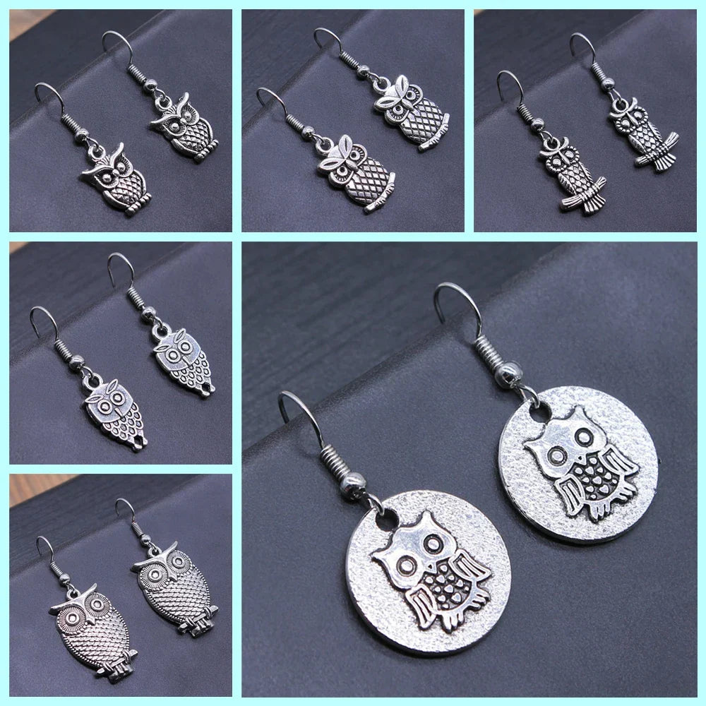 Pendientes Bohemios Vintage de Búho