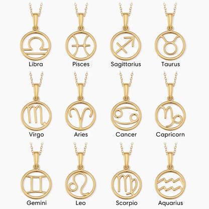 Collar de Signo Zodiacal | Oro