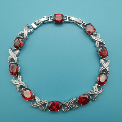 Pulsera Alendra Flameaux | Oro Blanco