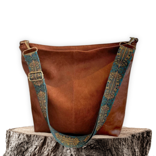 Clara™ | Bolso de hombro de cuero vintage
