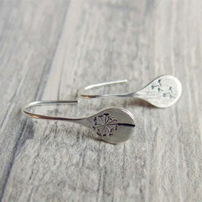 Pendientes de Flores Vintage en Plata 925