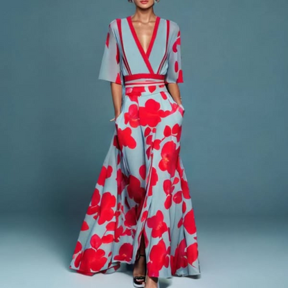Michelle™ - Vestido Elegante de Flores