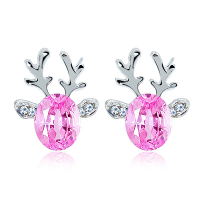 Pendientes de Cristal de Reno Festivos