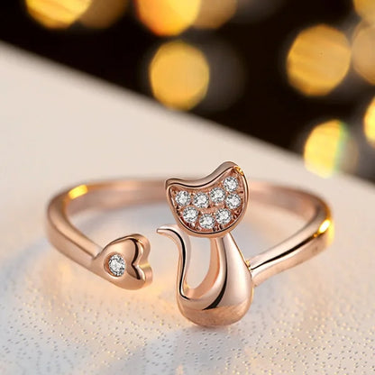 Anillo Abierto de Gato Lindo