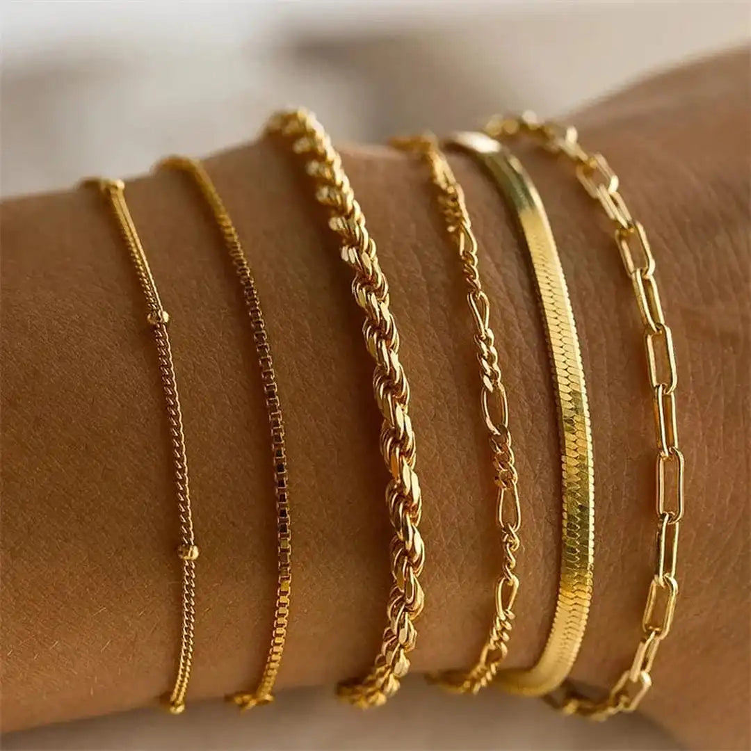 Conjunto de Pulseras Cubanas Boho Retro