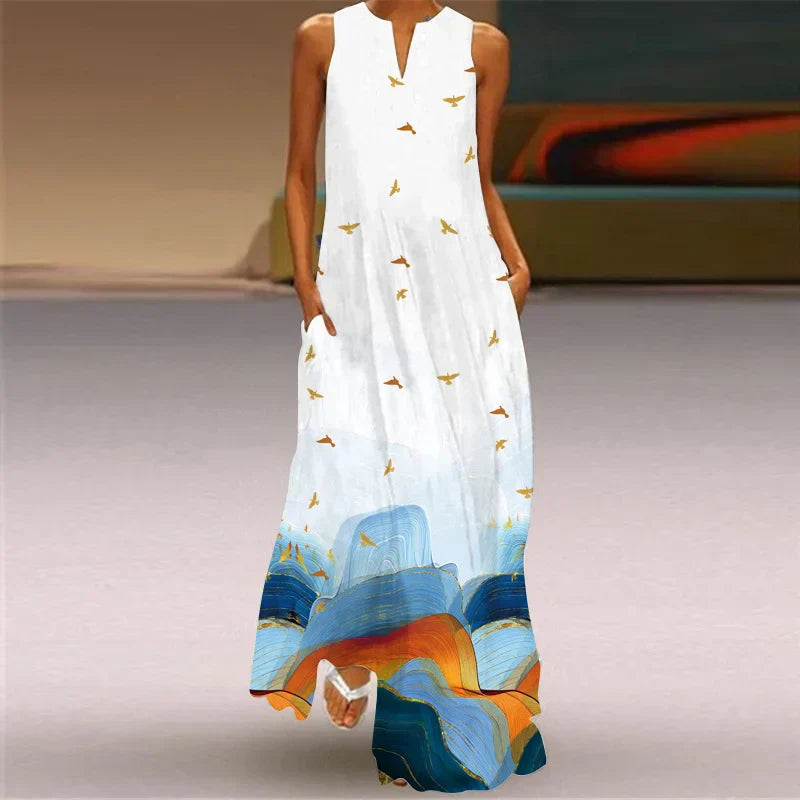 Aurelia™ - Vestido A-Line Butterfly Bloom