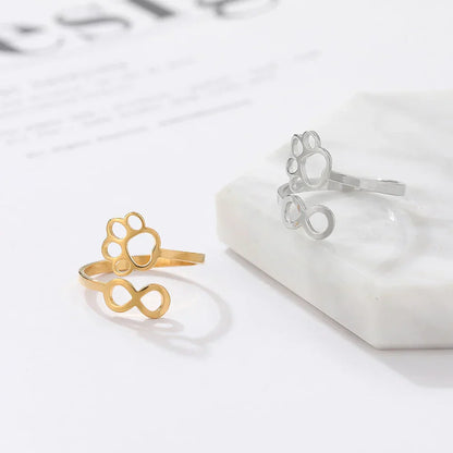 Anillo de Pata con Infinito Ajustable
