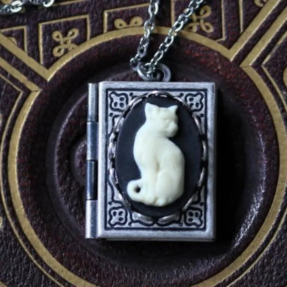 Collar Vintage de Gato Libro