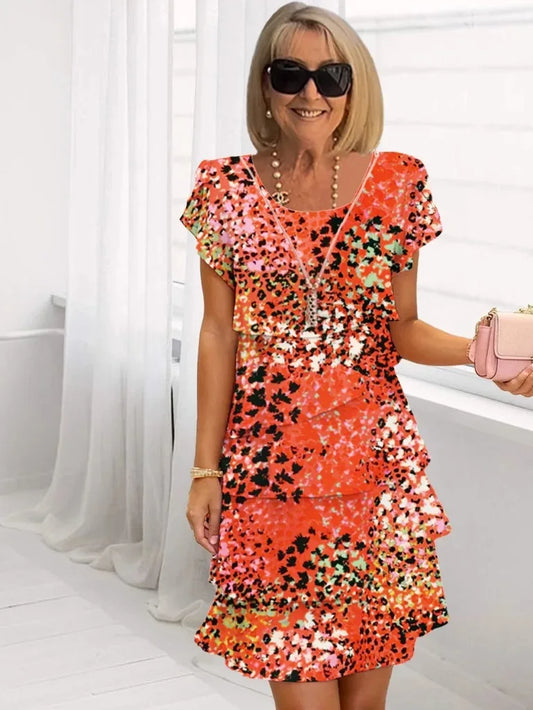 Clarissa | Vestido con Volantes de Confort Elegante