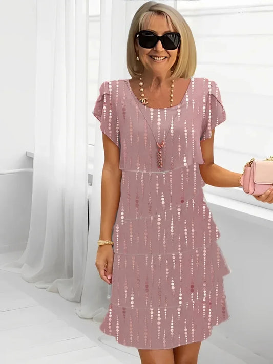 Victoria | Vestido con Volantes de Confort Elegante