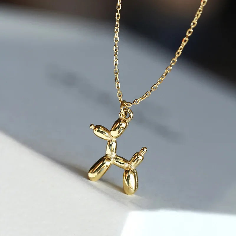 Collar de Perro Globo en Tono Dorado