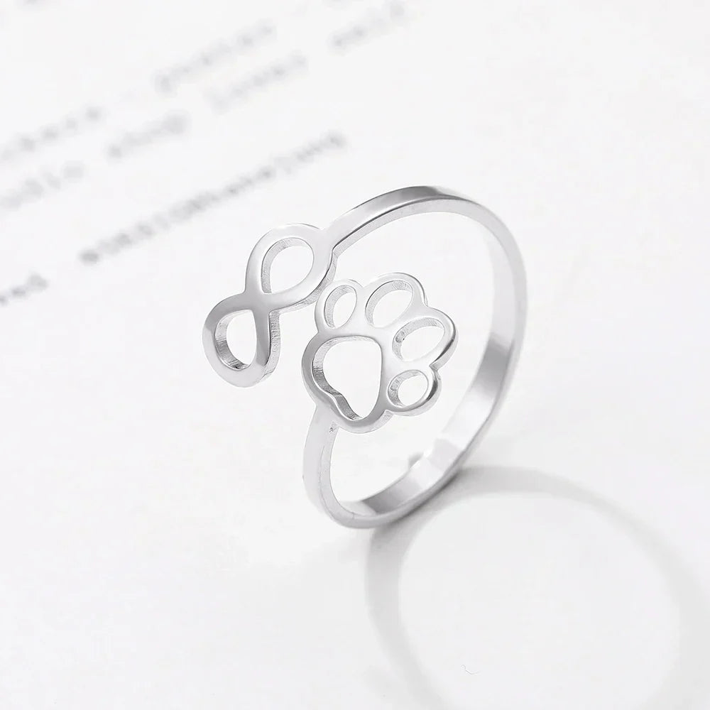 Anillo de Pata con Infinito Ajustable