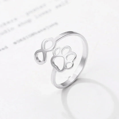 Anillo de Pata con Infinito Ajustable