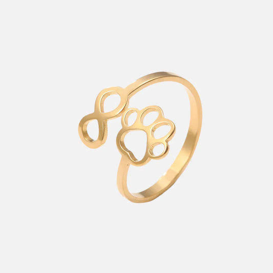 Anillo de Pata con Infinito Ajustable