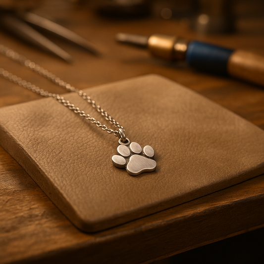 Collar de Pata en Plata