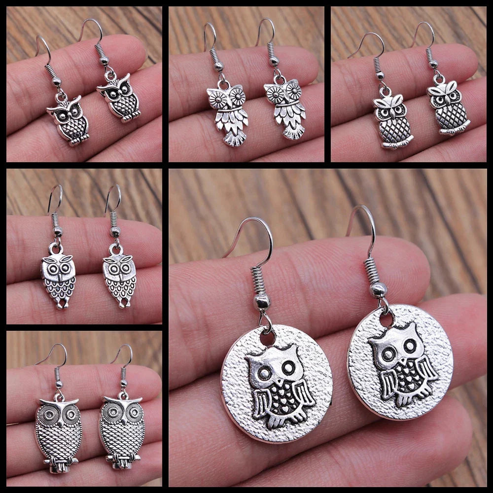 Pendientes Bohemios Vintage de Búho
