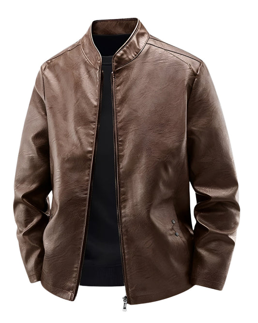 Maxime™ | Chaqueta de Cuero Biker