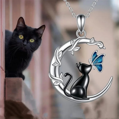 Collar de Gato, Luna, Mariposa y Cristal