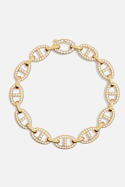 Pulsera Isla Marina | Oro Blanco
