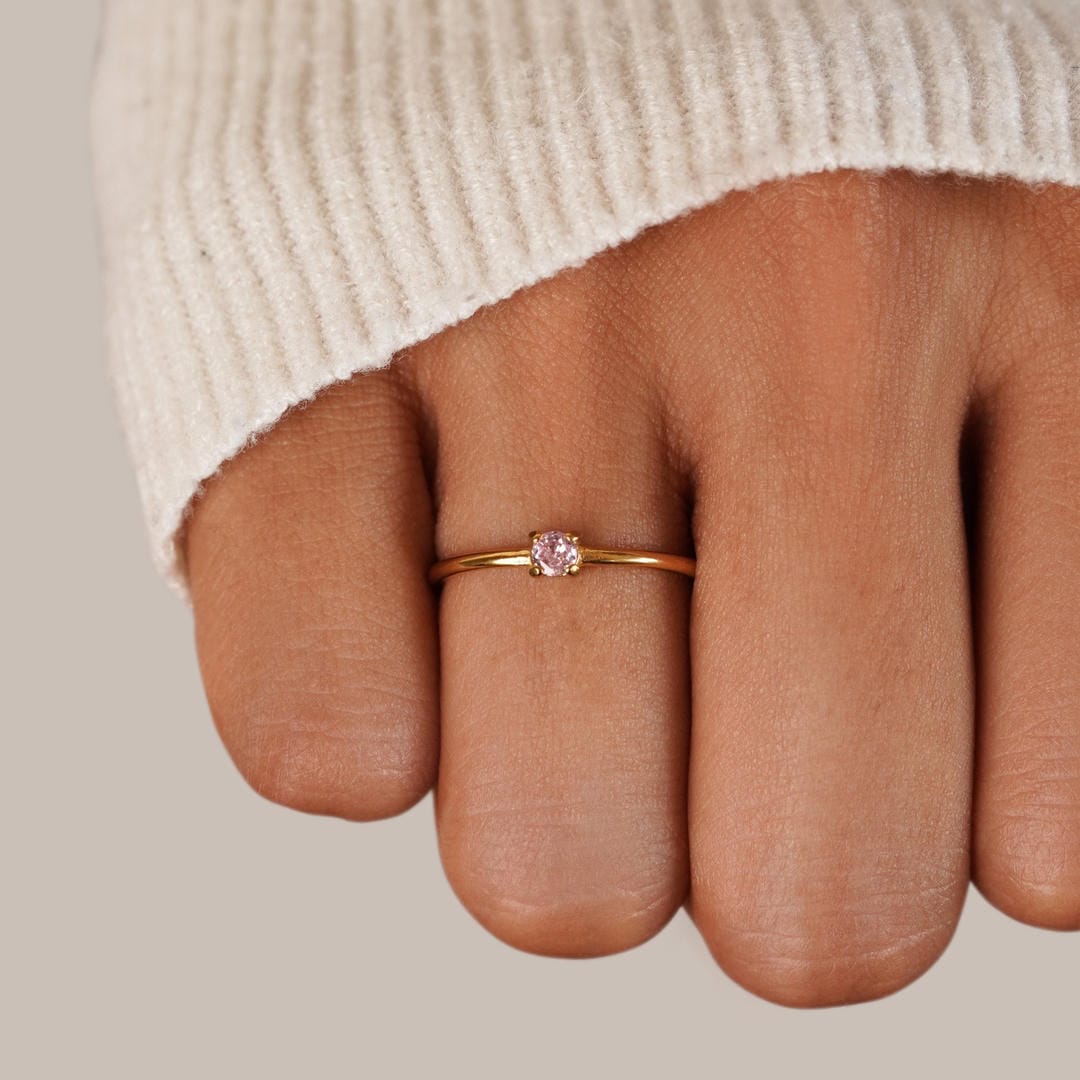 Anillos de Piedra de Nacimiento Únicos