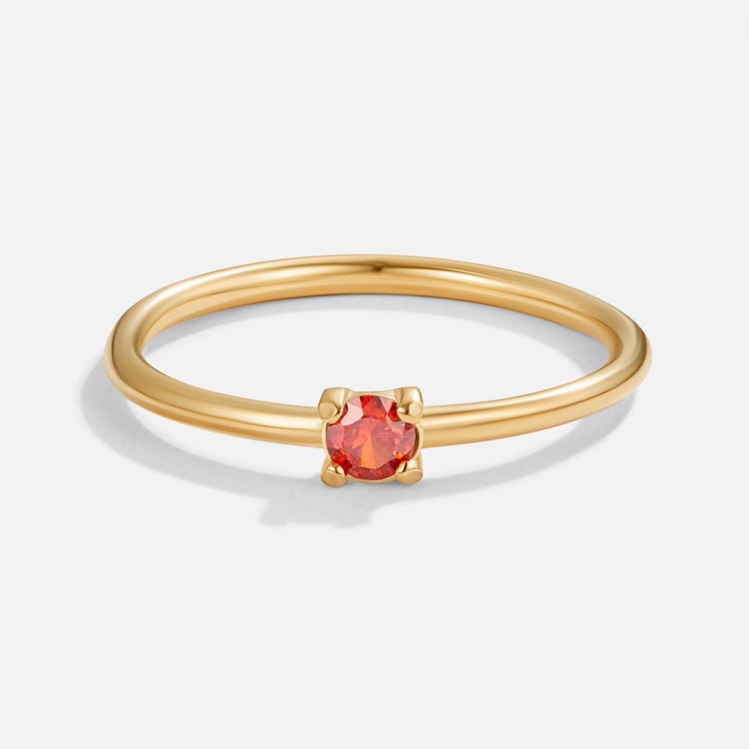Anillos de Piedra de Nacimiento Únicos