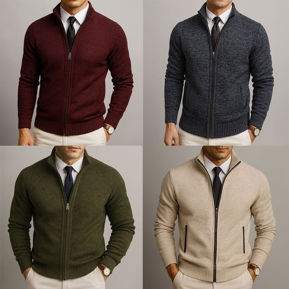 CARDIGÁN DE PUNTO CON CREMALLERA MARTIN | ELEGANTE Y CÓMODO PARA EL DÍA A DÍA