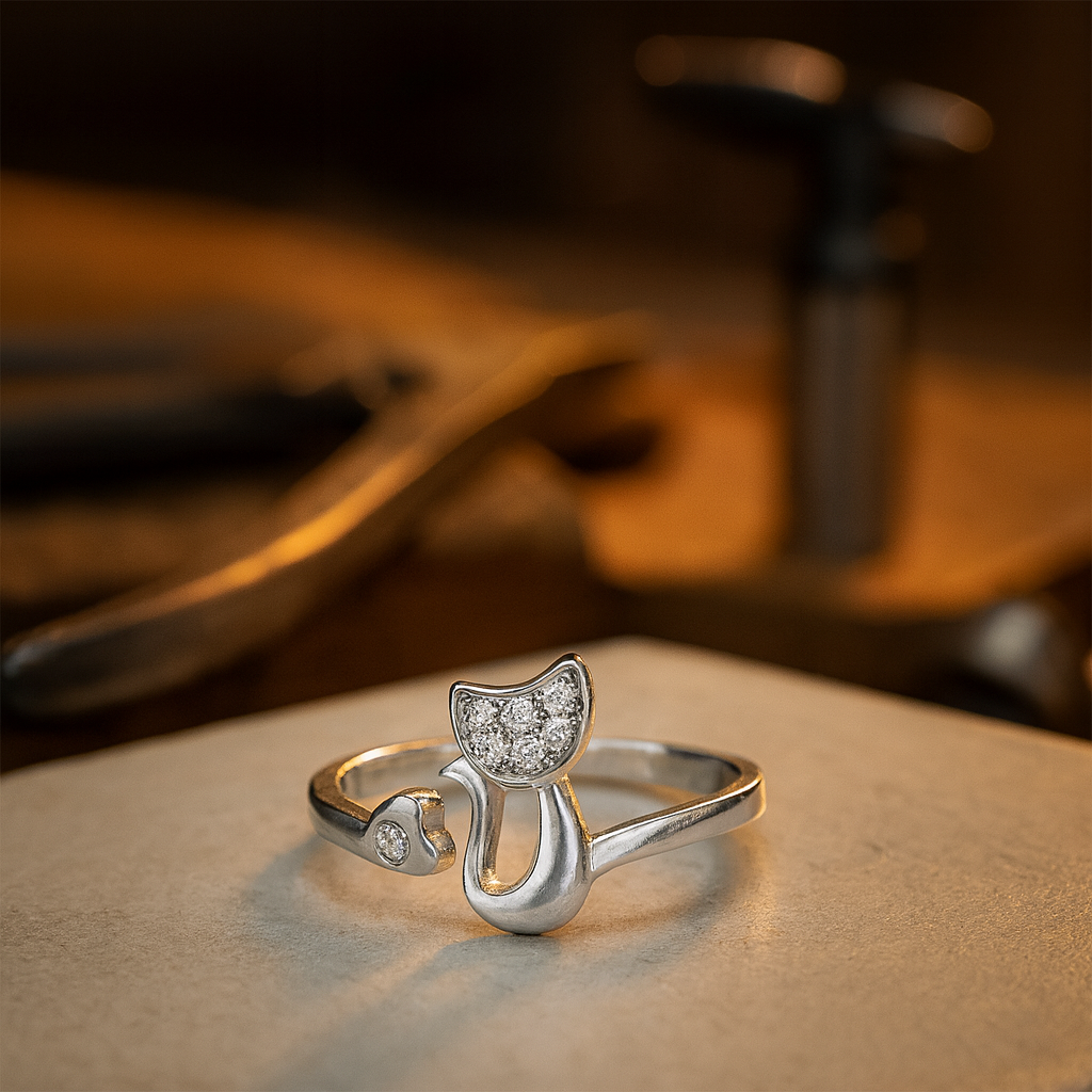 Anillo Abierto de Gato Lindo