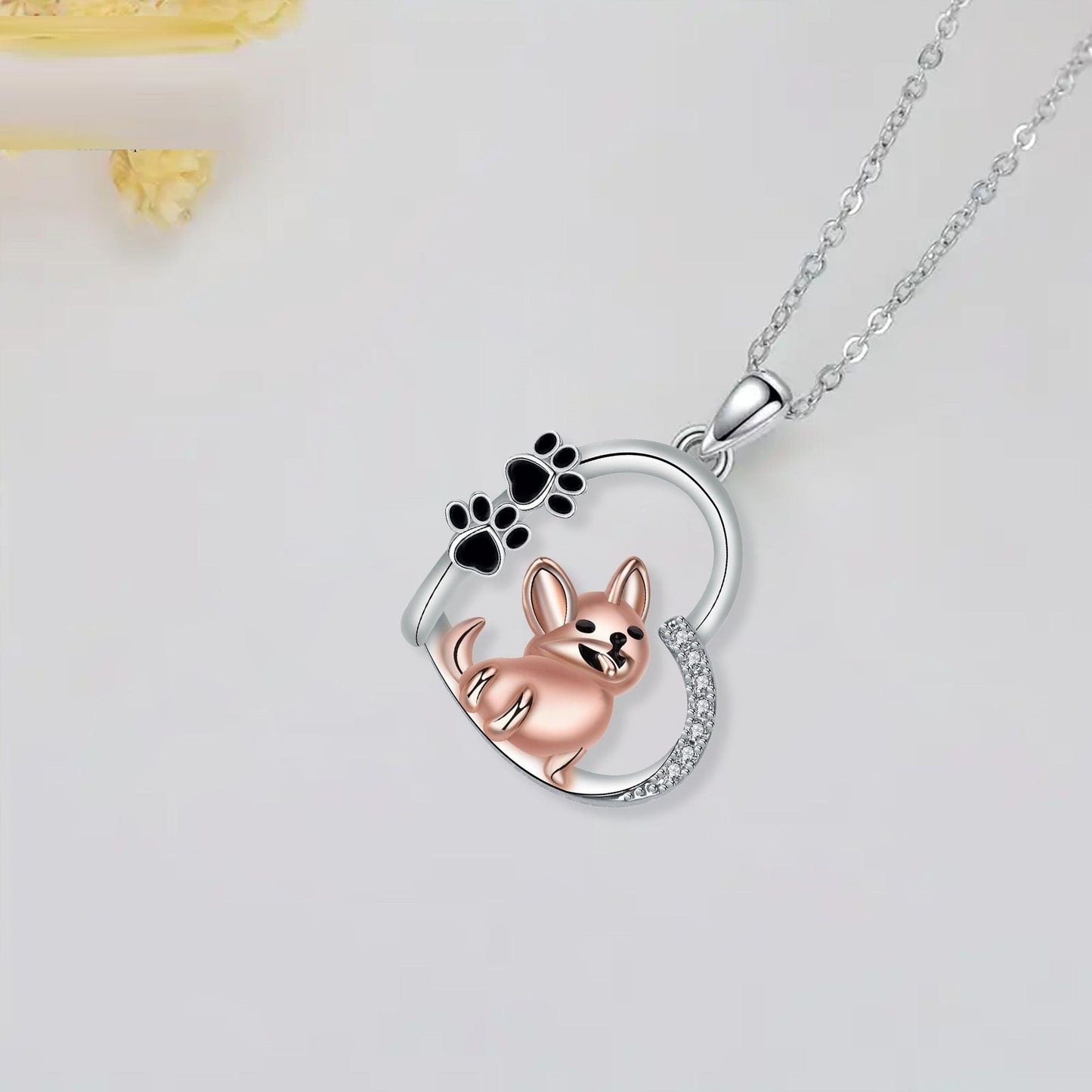 Collar de Perro en Forma de Corazón