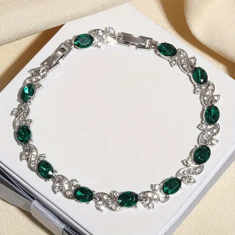 Pulsera Giada Bellini | Oro Blanco