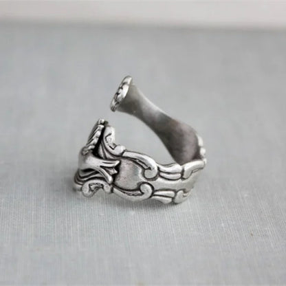 Anillo de Flor de Colibrí