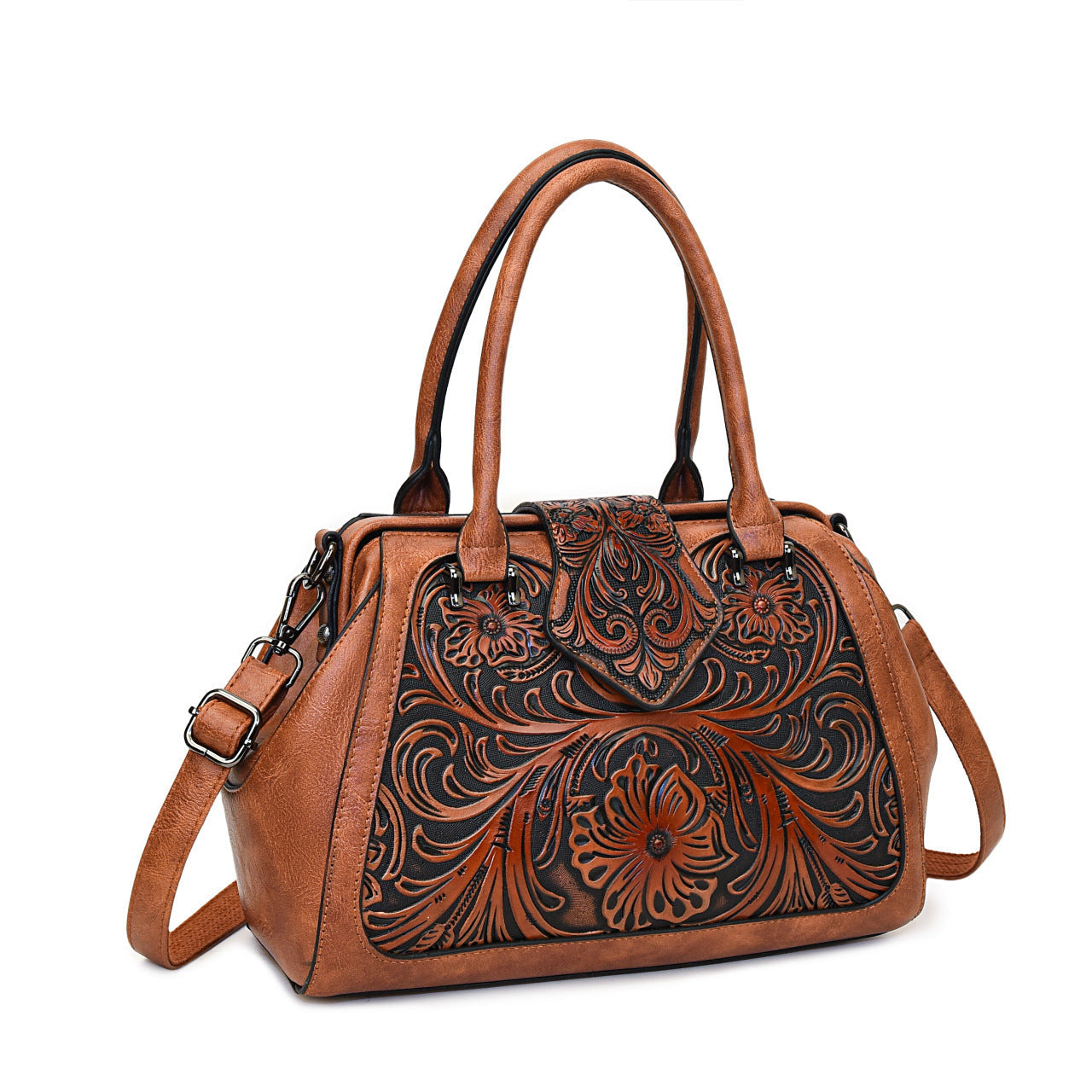 Ida™ | Bolso de Hombro Tallado