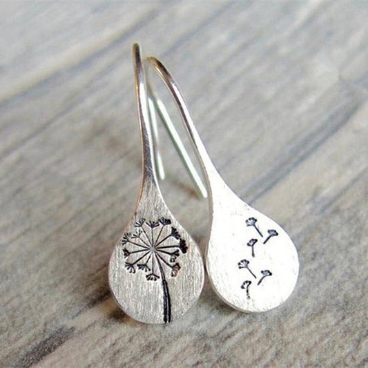 Pendientes hechos a mano de plata 925