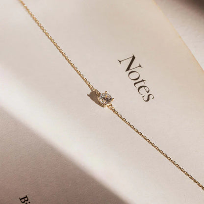Pulsera con Piedra Cléa | Oro Blanco