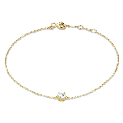 Pulsera con Piedra Cléa | Oro Blanco