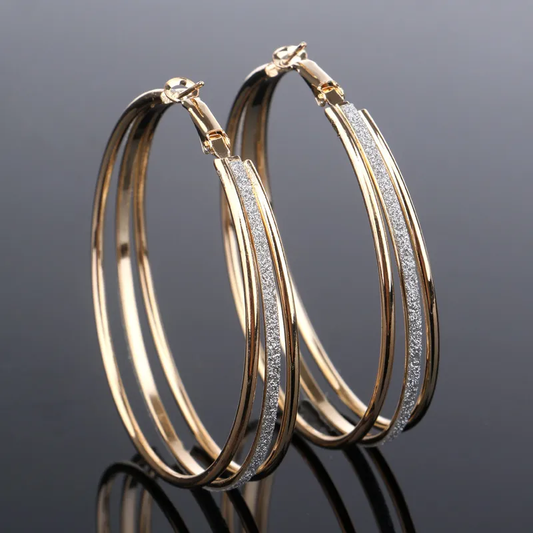 Pendientes Creolen Vintage en Oro