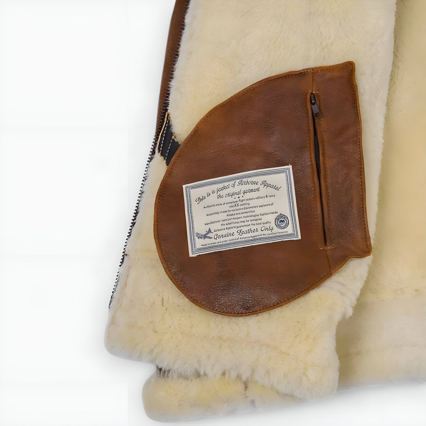 Aron™ | Chaqueta bomber con capucha de piel