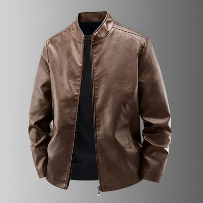 Maxime™ | Chaqueta de Cuero Biker