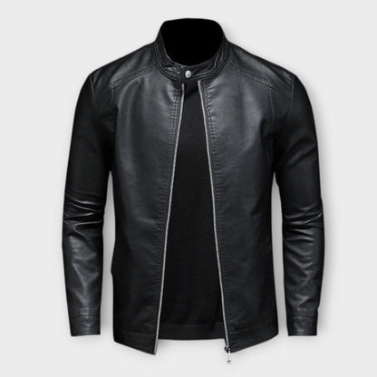 Harvey | Chaqueta de Cuero Ajustada
