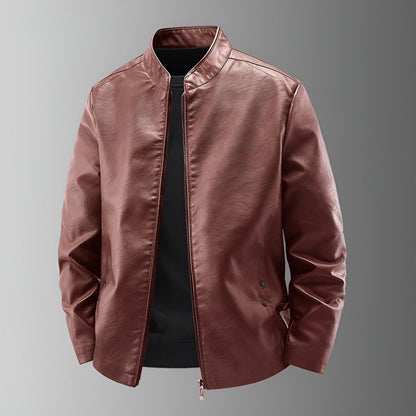Maxime™ | Chaqueta de Cuero Biker