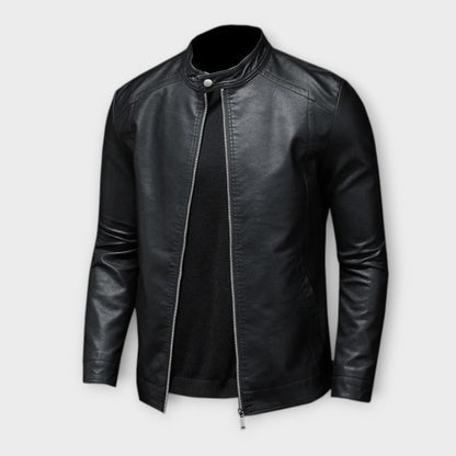 Harvey | Chaqueta de Cuero Ajustada