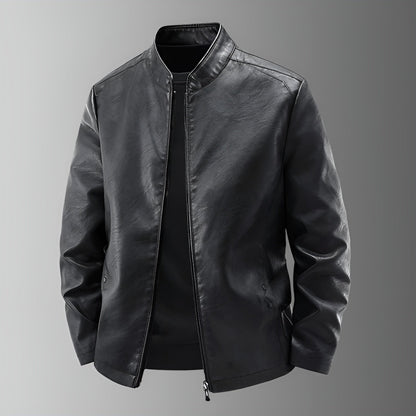 Maxime™ | Chaqueta de Cuero Biker