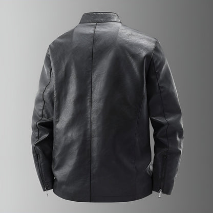 Maxime™ | Chaqueta de Cuero Biker