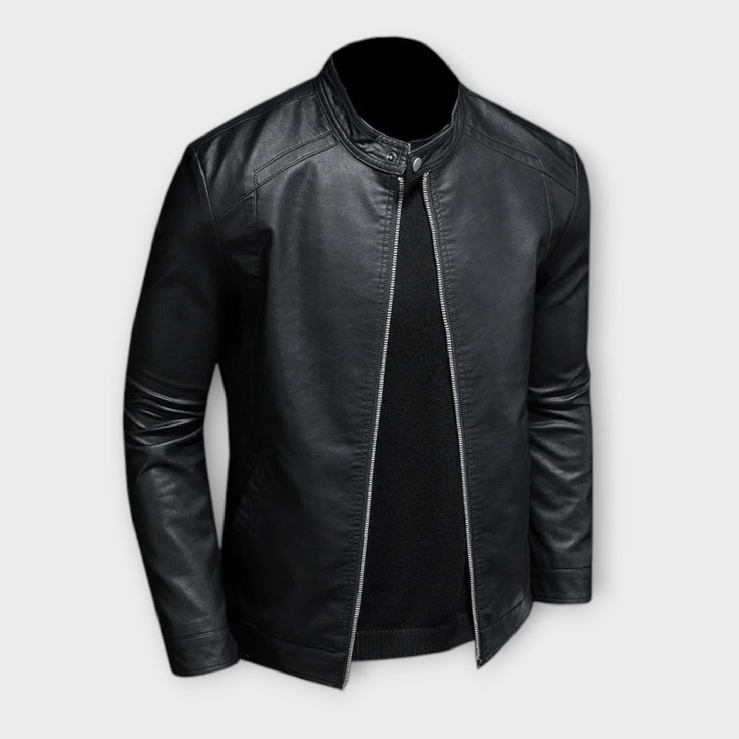 Harvey | Chaqueta de Cuero Ajustada