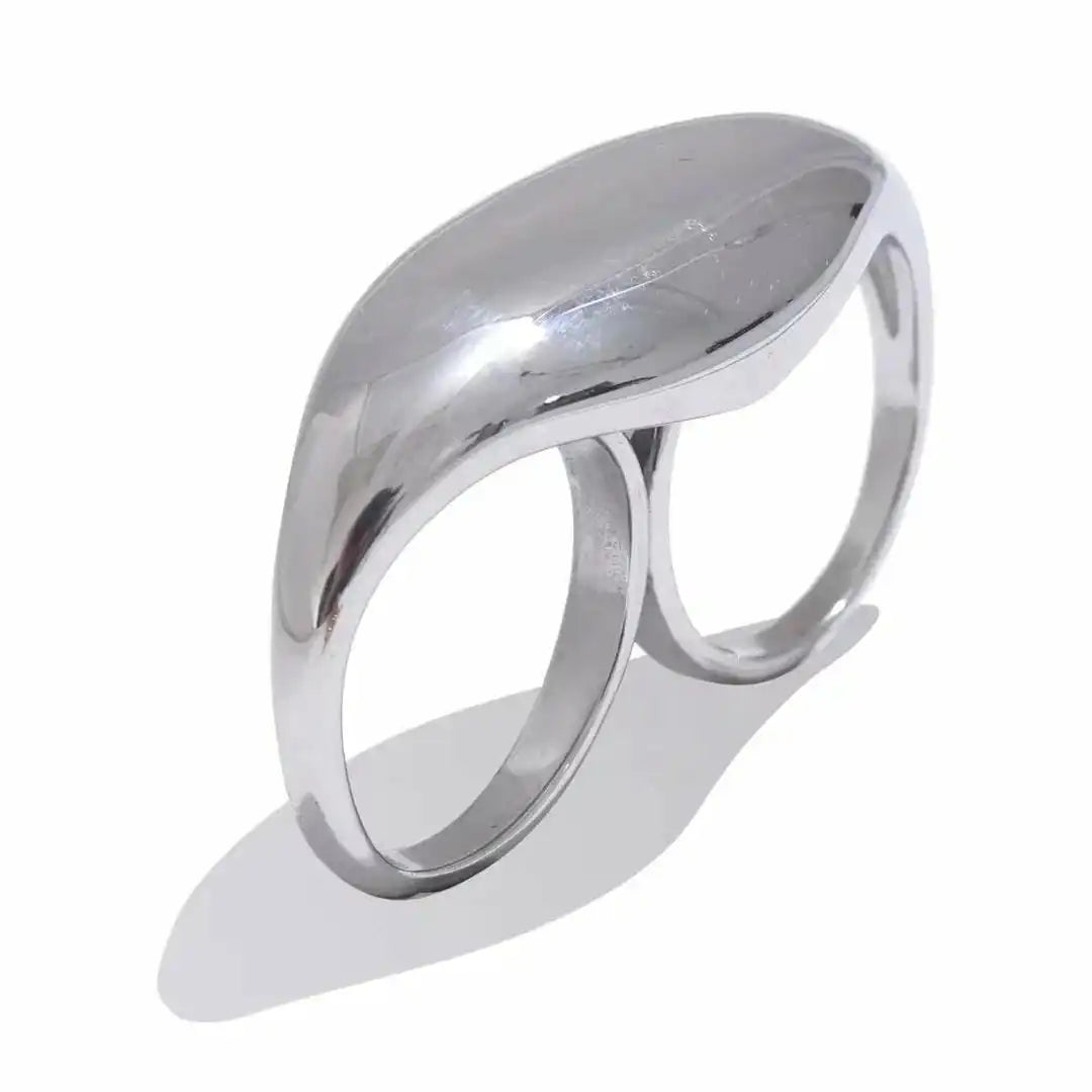 Anillo Doble de Oro Atemporal