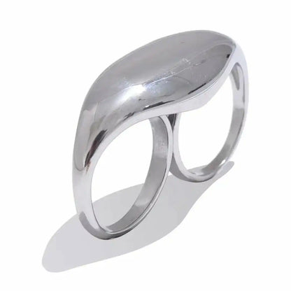 Anillo Doble de Oro Atemporal